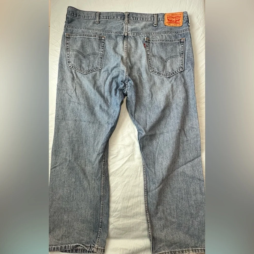 Levi’s 569 Loose Straight Jeans Men’s 42x30 Light Wash Baggy